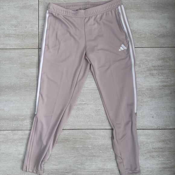 New Adidas Tiro23 Soccer Track Pants Beige Size Large HY7592 - Picture 1 of 6